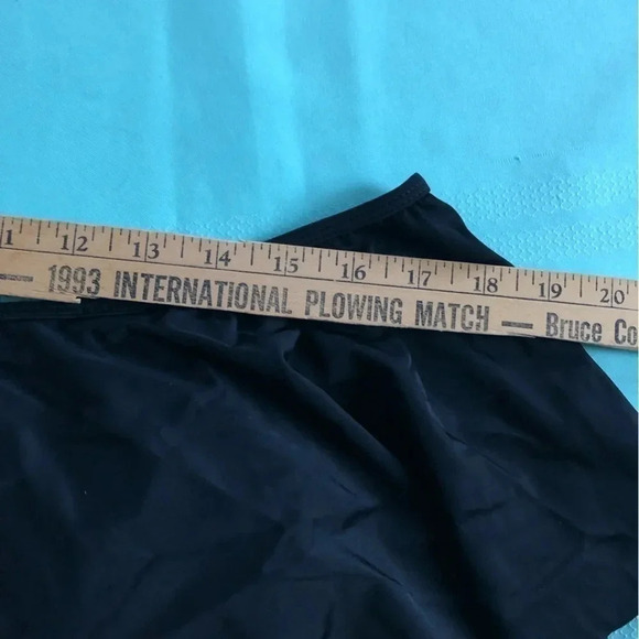 Black One Piece Swimsuit  with Rouched Sides - Picture 8 of 13